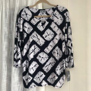 NWT JM Collection blouse